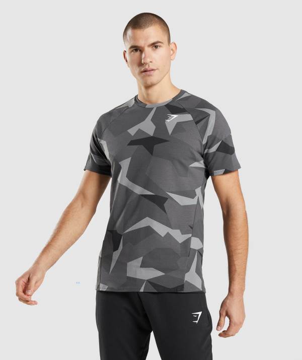 Panske Tricka Gymshark Critical Čierne | HP4691750